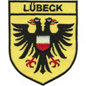 AUFNHER - Wappen - Lbeck - 00443 - Gr. ca. 9 x 6,5 cm - Patches Stick A  ...